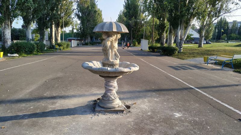 Новый фонтан в Николаеве