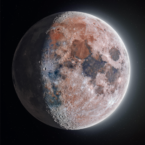 174 megapikselowy obraz księżyca