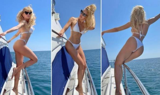 А говорила ягодицы исчезли: похудевшая Оля Полякова устроила горячий фотосет на яхте  фото