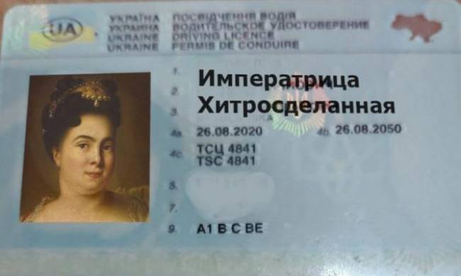 В Николаеве женщина хотела поменять поддельные водительские права на настоящие фото
