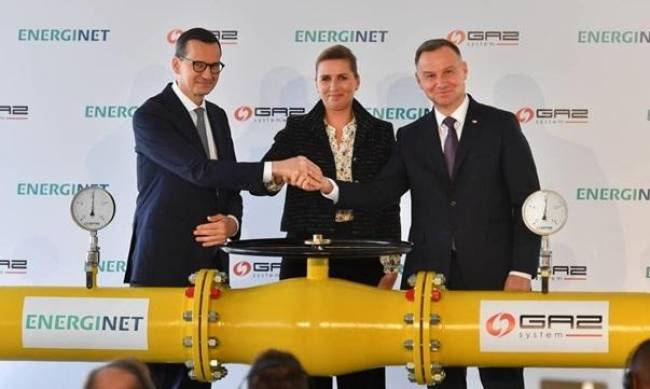 Otwarcie gazociągu w Polsce фото